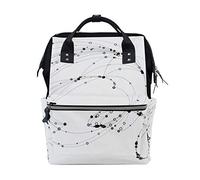 MONTOJ Circle Geometric Line Figure canvas Borsa da viaggio Campus Zaino