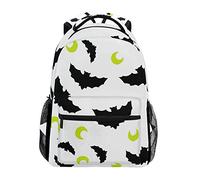 MONTOJ Crescent Moon And Bats Borsa da viaggio Campus Zaino