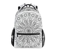MONTOJ Fiori Borsa da Viaggio Campus Zaino Unisex Scuola Zaino multicolore 1 OneSize