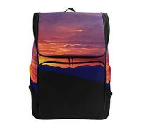Montoj, zaino Aweseome Paesi Bassi Sundown, per escursionismo e viaggi, con scomparto per laptop e zaino da campeggio
