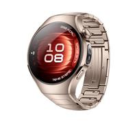 HUAWEI WATCH 5 42mm / Cassa in acciaio inox 904L e cinturino in titanio oro sabbia / Compatibile con iOS e Android e chiamate E-sim