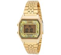 Orologio donna CASIO mod. VINTAGE ref. LA680WGA-9CDF acciaio oro luce sveglia