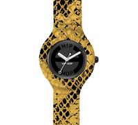 Orologio HIP HOP PYTHON HWU0414 Small 32mm Silicone Pelle Pitonato Giallo Nero