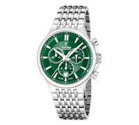 Montre Festina Swiss Made Chrono acier cadran vert