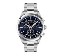 Montre Tissot PR100 Chrono acier cadran bleu