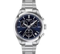 Montre Tissot PR100 Chrono acier cadran bleu