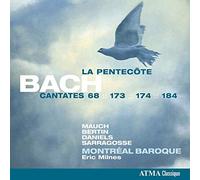 Bach/ Mauch, Monika/ Bertin, Pascal/ Milnes, Eric - Bach: Cantatas For Pentecost - Bwn 68 173 174