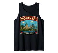 Montreal Città Natale Canada Viaggio a Montreal Canada Regalo Canotta