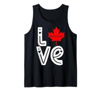 Montreal Love Home Bandiera Canada Albero di Natale Canadese Love Canotta