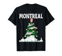 Montreal, Orizzonte, Canada, Bandiera, Canadese, Albero di Natale, Amore Maglietta