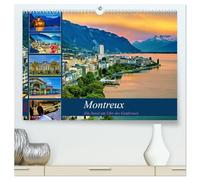 Montreux - ein Juwel am Ufer des Genfersees (hochwertiger Premium Wandkalender 2026 DIN A2 quer), Kunstdruck in Hochglanz: Ein Ort, wo Eleganz auf Naturschönheit trifft