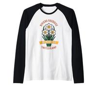 Montreux Svizzera Riviera Vaudoise Narciso Maglia con Maniche Raglan