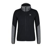 MONTURA Alpha Evo, Giacca da Uomo Indrorepellente e Antivento, Ideale per sci alpinismo, alpinismo e attività outdoor (IT, Testo, M, Regular, Regular, Black/Mid Grey)