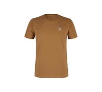 MONTURA Basic Logo T-Shirt Uomo (IT, Testo, XL, Regular, Regular, Bronze Brown)