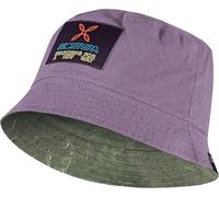 MONTURA - Cappello Reversible Bucket Falde Larghe in Cotone -Viola-L/XL