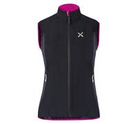 MONTURA Flash Sky Vest Woman, Gilet Leggero da Donna ideale per attività outdoor, aerobiche e tempo libero (IT, Testo, M, Regular, Regular, Nero/Intense Violet)