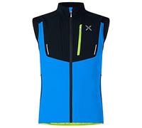 Montura Ski Style uomo senza maniche celeste/verde lime (S)