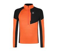 MONTURA MAGLIA UOMO THERMAL GRID 2 ANORAK ARANCIO/NERO