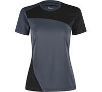 MONTURA Mix UP T-Shirt Donna (IT, Testo, M, Regular, Regular, Piombo/Black)