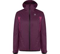 MONTURA Nevis 2.0, Giacca Imbottita da Trekking Impermeabile e Antivento da Donna (IT, Testo, M, Regular, Regular, Vinaccia/Baton Rouge)