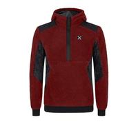 MONTURA Nomad 2 Maglia Uomo MMZC78X61 Colore Rosso Tobacco Felpa con Cappuccio in Pile Polartec Calda, Invernale L