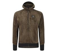 Giacca con cappuccio Montura Remix Fleece marrone scuro nero - XL