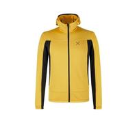MONTURA Pulse Hooded Uomo, Felpa Full Zip per Outdoor e Tempo Libero (IT, Testo, S, Regular, Regular, Mustard)