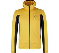 MONTURA Pulse Hooded Uomo, Felpa Full Zip per Outdoor e Tempo Libero (IT, Testo, XL, Regular, Regular, Mustard)