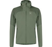 MONTURA Rise Hooded Jacket, Giacca da Escursionismo Leggera e Traspirante da Uomo (IT, Testo, XL, Regular, Regular, Verde Salvia)