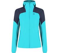 MONTURA Rise Hooded Jacket Woman Taglia L - TURQUOISE/GRAPHITE BLUE