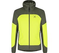 MONTURA Seed Hooded Jacket, Giacca da Uomo, antivento e idrorepellente, per trekking e arrampicata (IT, Testo, XXL, Regular, Regular, Verde Salvia/Sunny Lime)