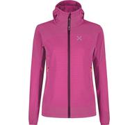 MONTURA Seed Hooded Jacket Woman, Giacca da Donna, antivento e idrorepellente, per trekking e arrampicata (IT, Testo, L, Regular, Regular, Baton Rouge/Vinaccia)