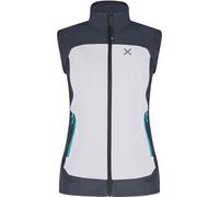 MONTURA Seed Vest Woman, Gilet da Donna per trekking e arrampicata (IT, Testo, XL, Regular, Regular, Quiet Grey/Graphite Blue)