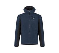 MONTURA Sherpa Maglia, Giacca in Pile da Uomo, per Varie attività Outdoor e Tempo Libero (IT, Testo, L, Regular, Regular, Graphite Blue)