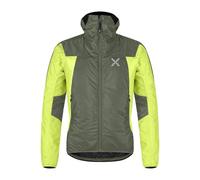 MONTURA Skisky 2.0, Giacca isolante da Uomo, adatta per escursionismo, alpinismo e arrampicata (IT, Testo, L, Regular, Regular, Verde Salvia/Verde Lime)