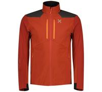 MONTURA Spitze Jacket, Softshell Leggero da Uomo ideale per arrampicata, alpinismo e varie attività outdoor (IT, Testo, S, Regular, Regular, Tabacco/Arancio)