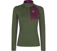 MONTURA Stretch Color 3 Zip Maglia W - Donna - Verde / Viola - Taglia S- modello 2025