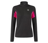 MONTURA thermic 4 Maglia Woman MMZP56W 9007 Colore Nero/Intense Violet Maglia Termica da Donna Adatta ad attività Sportiva Come Sci Alpinismo o Arrampicata L