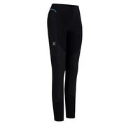 MONTURA Thermo Fit 2 Pants Leggings Donna (IT, Testo, L, Regular, Regular, Black/TUORQUOISE)