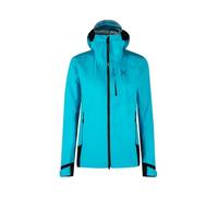 MONTURA VERTIGO Giacca impermeabile da donna con cappuccio, antivento, traspirante e ideale per sport in montagna, escursioni e avventure all'aria aperta., turchese, S