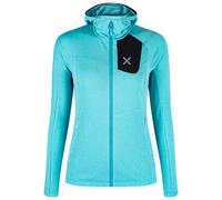Giacca con cappuccio Montura Vertigo Power Grid Maglia azzurro donna - S
