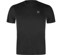 MONTURA World 2 T-Shirt Tecnica da Uomo Ideale per Varie attività Outdoor e Tempo Libero (IT, Testo, S, Regular, Regular, Nero/Piombo)