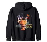 Monty Python Sacro Graal Cloud Art Felpa con Cappuccio