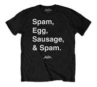 Monty Python - T-Shirt # Xl Unisex Black # Spam