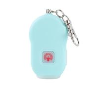 Monty Soul Allarme Personale con Pulsante SOS - Sirena 130dB con Torcia LED, Portachiavi di Sicurezza per Donna, Bambini e Anziani - Dispositivo Tascabile di Emergenza - Azzurro (Azzuro)