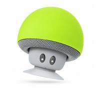 MONTY SOUL - Altoparlante Bluetooth Portatile Mini a Forma di Fungo - Cassa Wireless Compatta per Casa e Viaggio - Bluetooth 5.3 Portatile con Luci RGB (Mushroom 3W) (Verde)