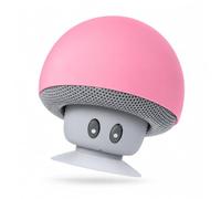 MONTY SOUL - Altoparlante Bluetooth Portatile Mini a Forma di Fungo - Cassa Wireless Compatta per Casa e Viaggio - Bluetooth 5.3 Portatile con Luci RGB (Mushroom 3W) (Rosa)