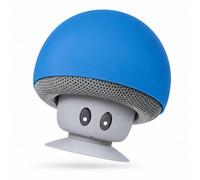 MONTY SOUL - Altoparlante Bluetooth Portatile Mini a Forma di Fungo - Cassa Wireless Compatta per Casa e Viaggio - Bluetooth 5.3 Portatile con Luci RGB (Mushroom 3W) (Blu)