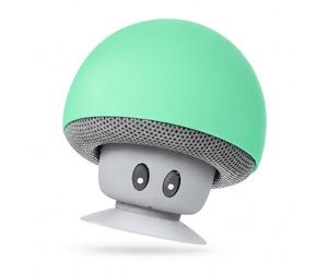 MONTY SOUL - Altoparlante Bluetooth Portatile Mini a Forma di Fungo - Cassa Wireless Compatta per Casa e Viaggio - Bluetooth 5.3 Portatile con Luci RGB (Mushroom 3W) (Menta)