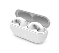 MONTY SOUL - Auricolari Bluetooth Open Ear Wireless, Cuffie a Clip Ergonomiche con Custodia di Ricarica, Audio Stereo HD, Controllo Touch, per Sport, Lavoro e Smartphone iOS Android (Q7 Air - BIANCO)